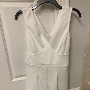 Boohoo Night ivory romper